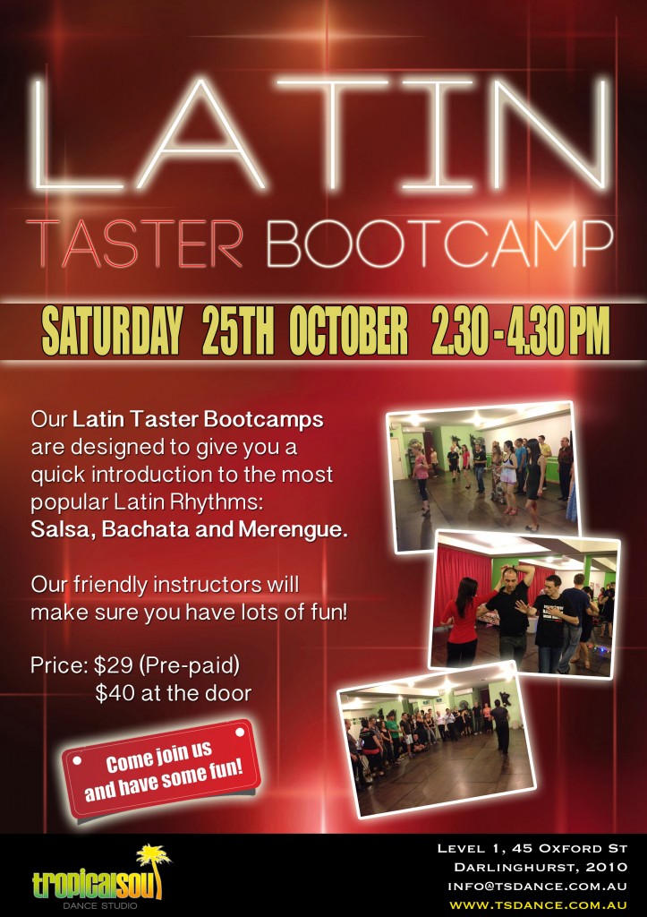 Latin Taster Bootcamp Oct