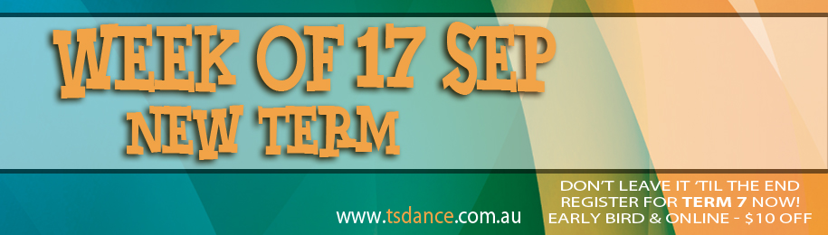 NEW TERM STARTS WEEK OF 17 SEPTEMBER