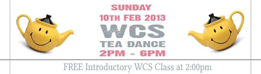 WCS Tea Dance: Sunday, 10 Feb