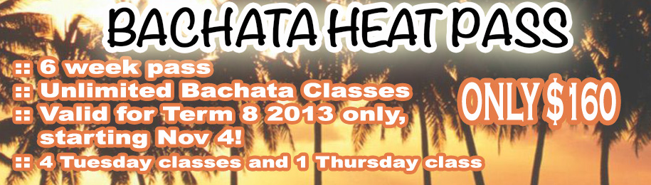 NEW OFFER: UNLIMITED BACHATA CLASSES FOR 6 WEEKS!