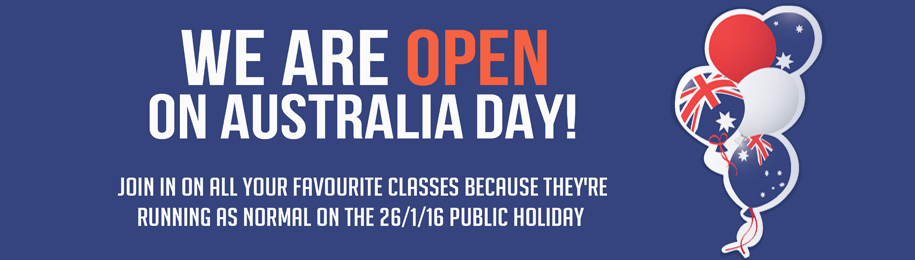We are open on Australia Day! ( JAN 26)