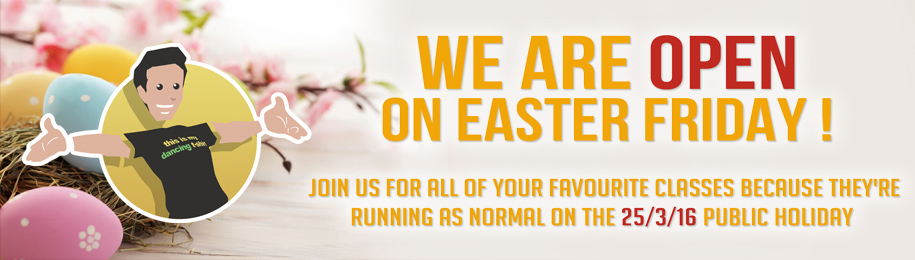 We are open on Good Friday. 25th March