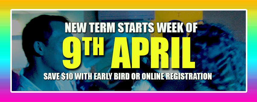 NEW TERM STARTS APRIL 9!