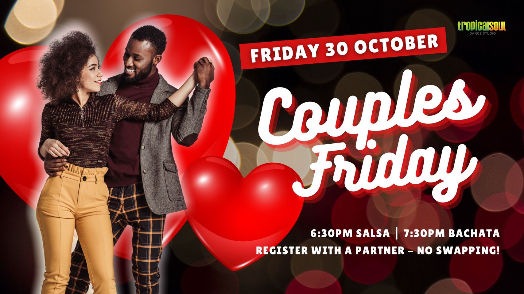 Couples Friday! Salsa & Bachata Classes